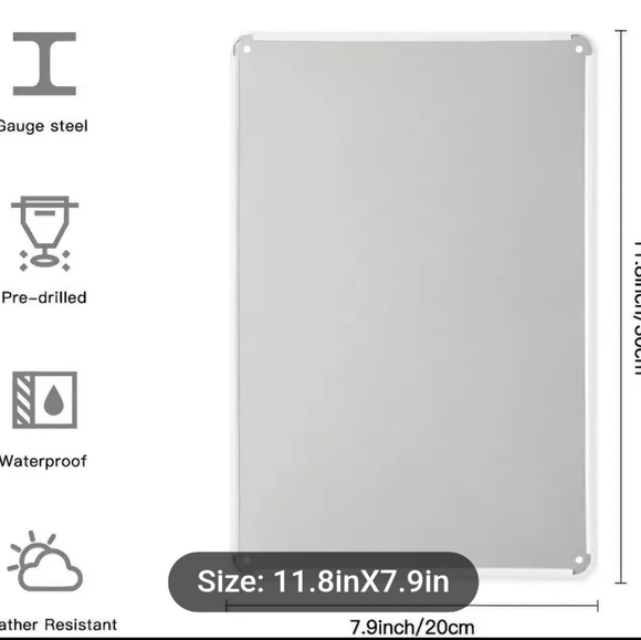 Liquor Aluminum Decorative Sign - Picture 3 of 4